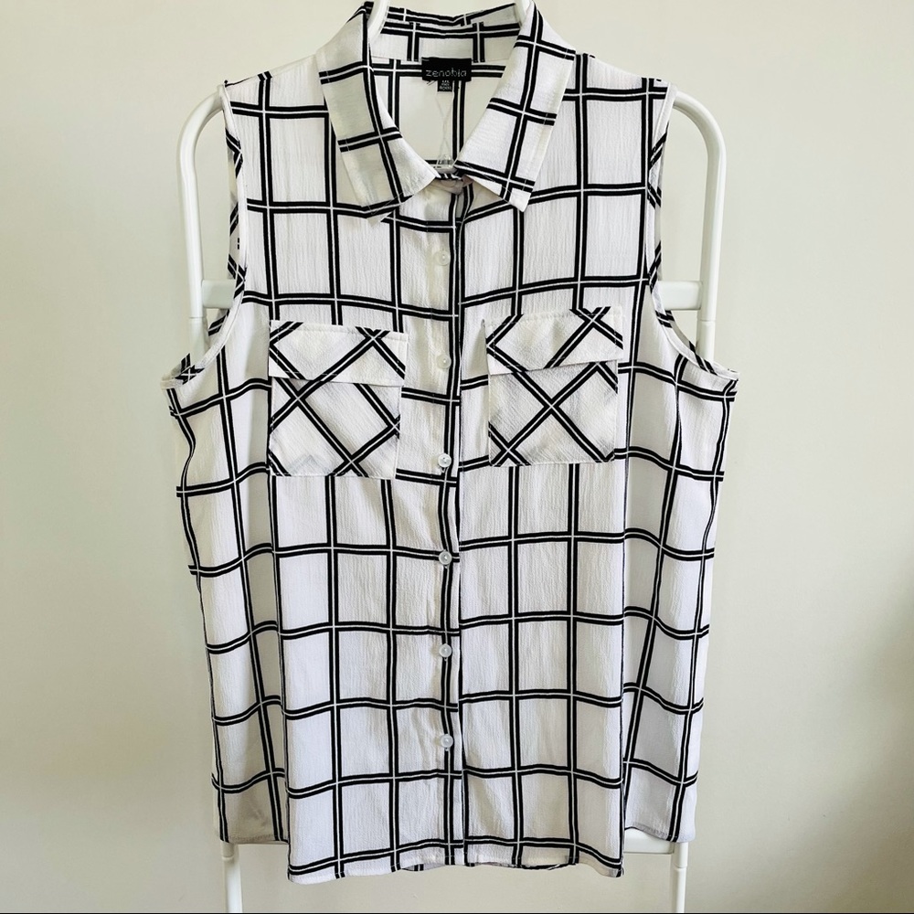 Zenobia Sleeveless Blouse